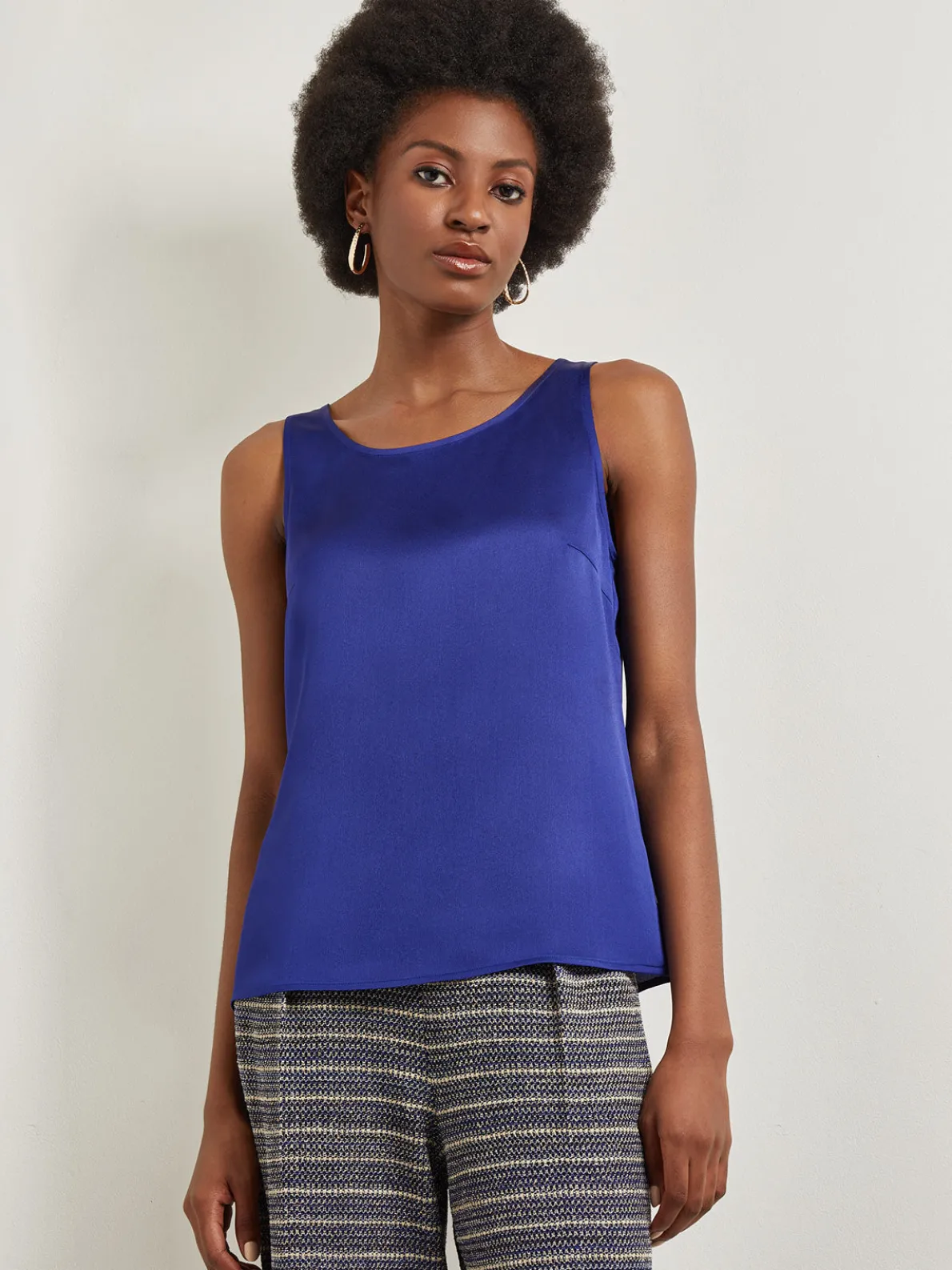 Classic Crepe de Chine Tank Top