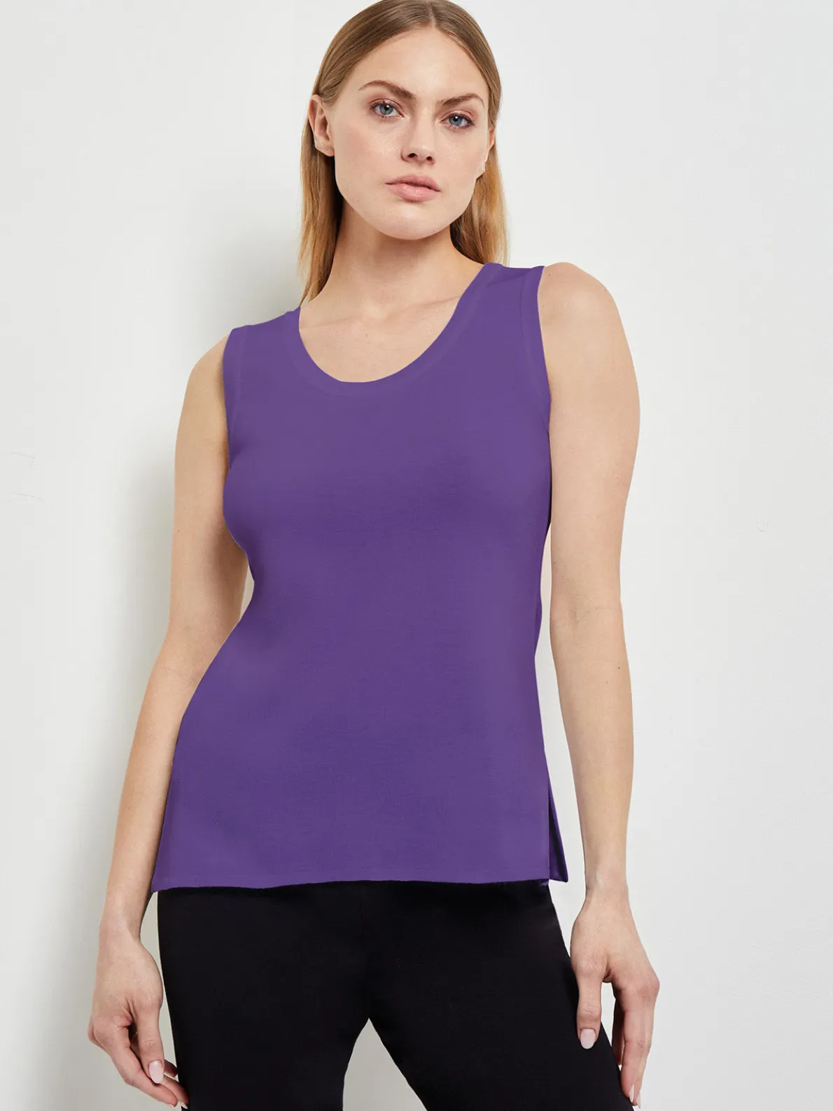 Double Scoop Neck Tank