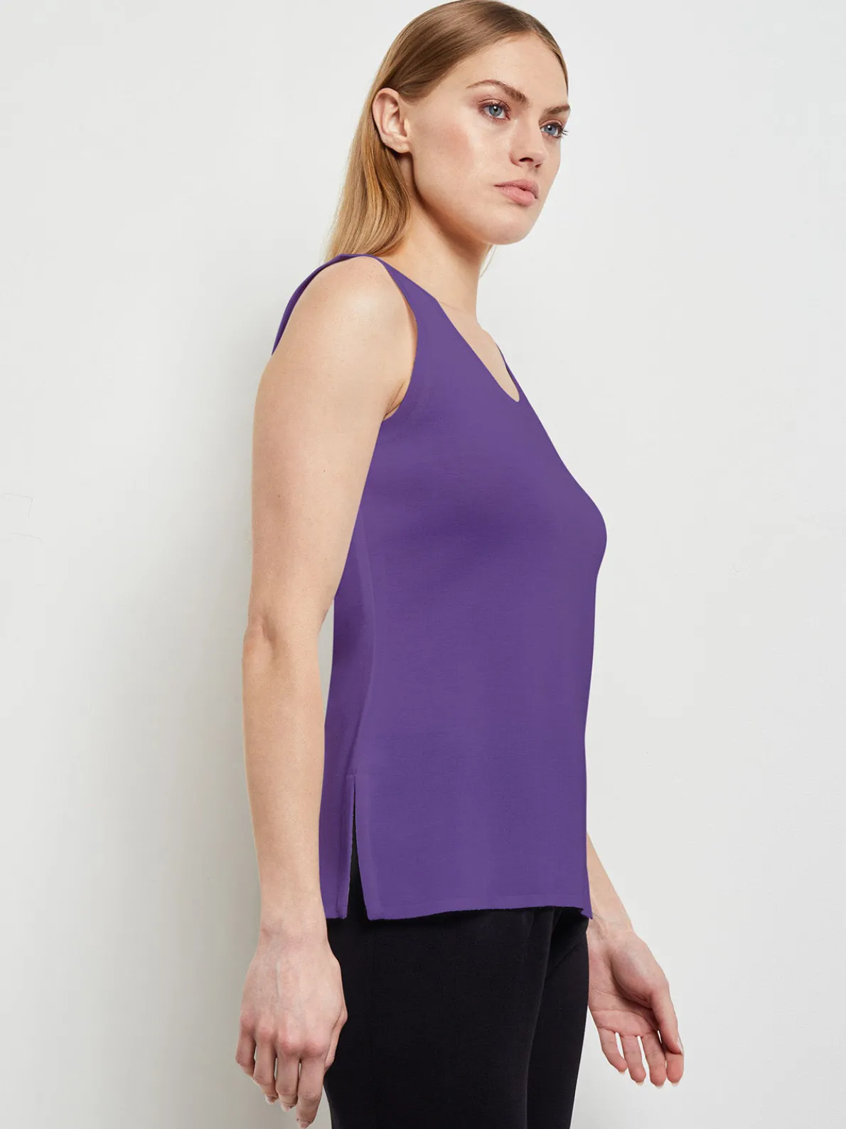 Double Scoop Neck Tank
