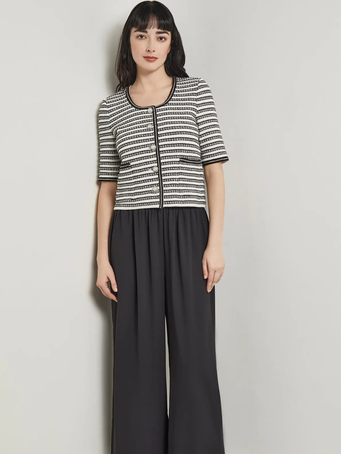 Heritage Fit Chain Trim Jacket - Recycled Knit